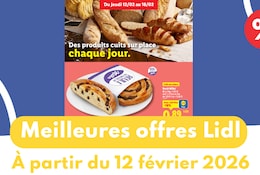 Catalogue Lidl dès le 12 février 2026 : les meilleures offres