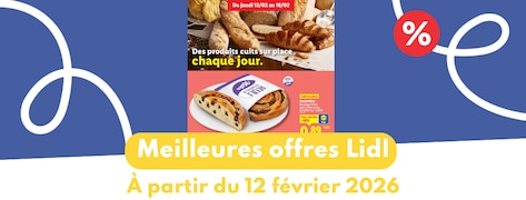 Catalogue Lidl dès le 12 février 2026 : les meilleures offres