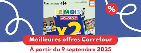 meilleures offres carrefour 9 septembre 2025