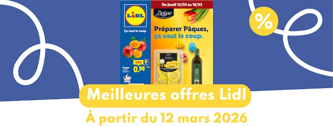 Catalogue Lidl dès le 12 mars 2026 : les meilleures offres