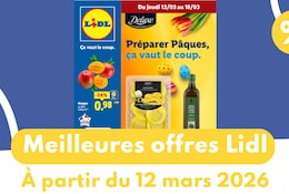 Catalogue Lidl dès le 12 mars 2026 : les meilleures offres