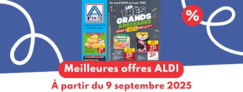 meilleures offres ALDI 9 septembre 2025