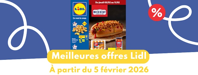 Catalogue Lidl du 5 février 2026 : les meilleures offres