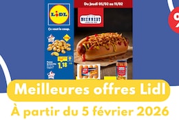 Catalogue Lidl du 5 février 2026 : les meilleures offres