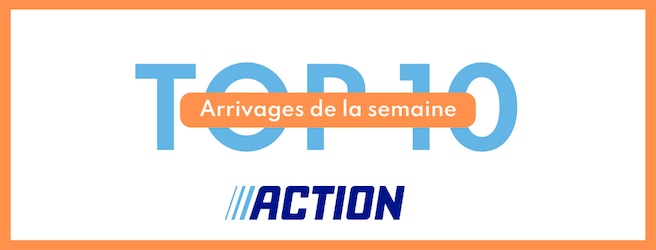 Top 10 des arrivages Action de la semaine du 28.09 au 04.10.22