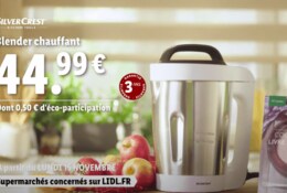 Zoom sur le blender chauffant Lidl à 44,99€