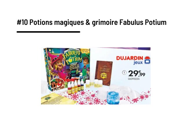 Le jeu Fabulus Potium