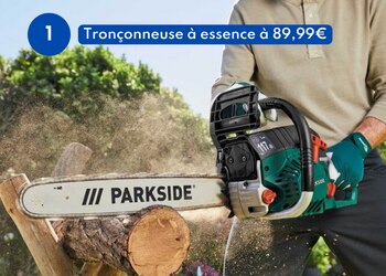 La tronçonneuse à essence à 89,99€ chez Lidl