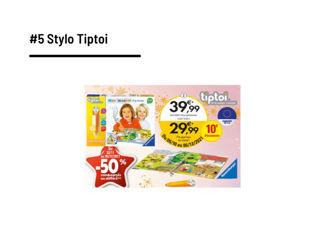 Le stylo Tiptoi de Ravensburger