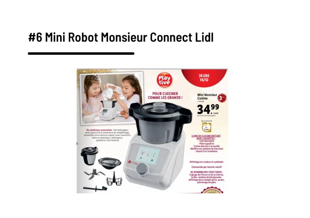 Le robot Monsieur Connect en version mini