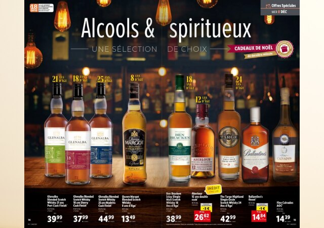 Alcool & spiritueux pour les fêtes