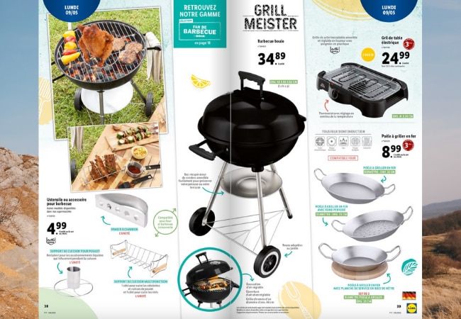 Essentiels barbecue chez Lidl