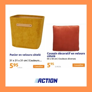 Déco automne chez Action