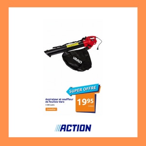 Aspirateur souffleur chez Action