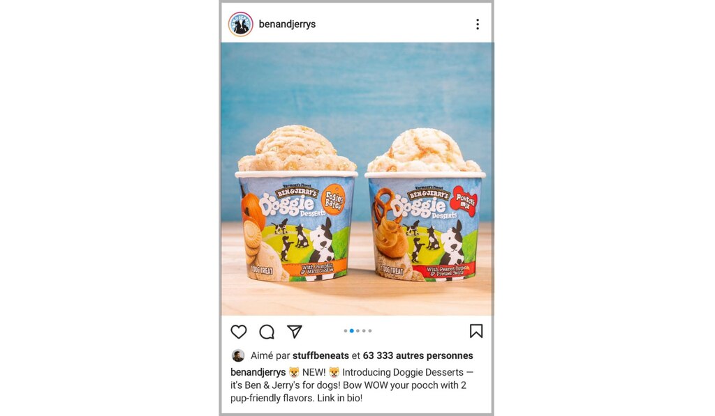 Instagram Ben & Jerry's