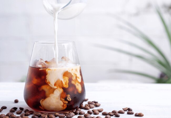 Café infusé à froid en été