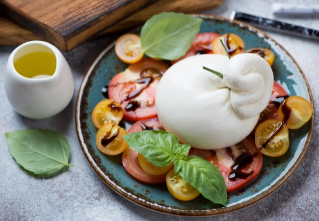 Burrata crémeuse & acidulée