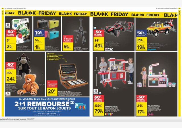 Les promos Black Friday Jouets chez Carrefour