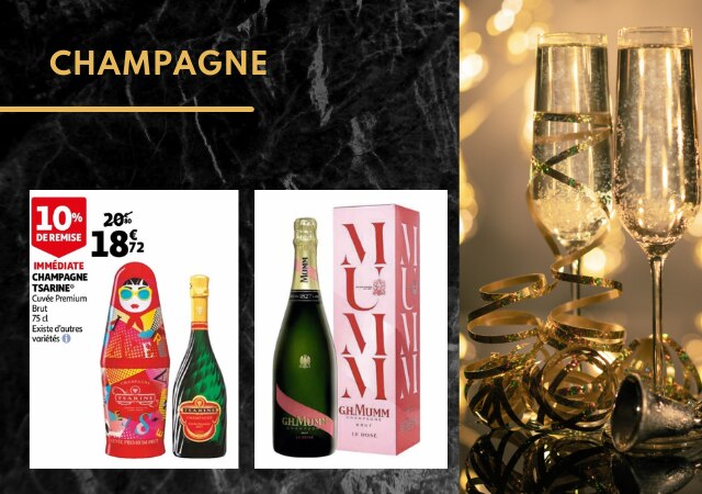 Idée cadeau de dernière minute : champagne