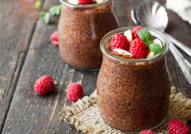 Pudding de chia au chocolat