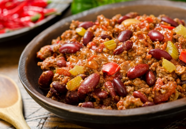 Recette de chili con carne pas cher