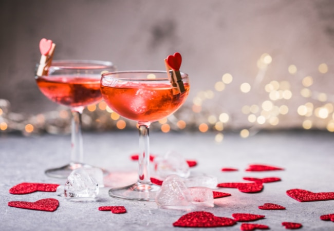 Boissons apéro originales St-Valentin