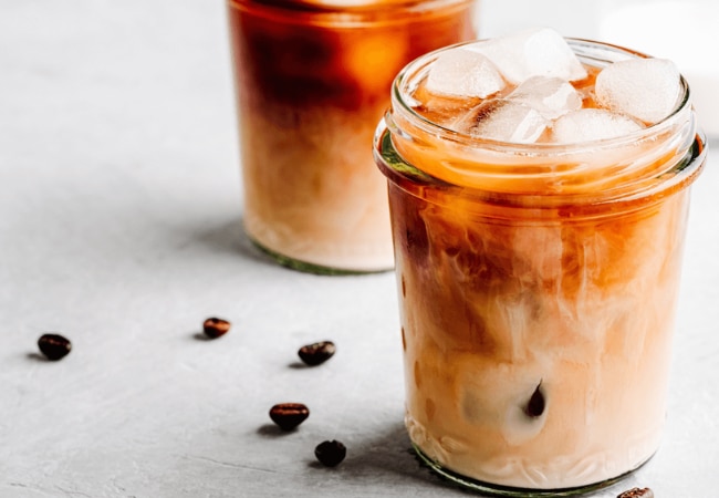 Café infusé à froid à la cafetière