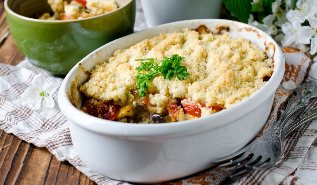 Crumble aux légumes du soleil