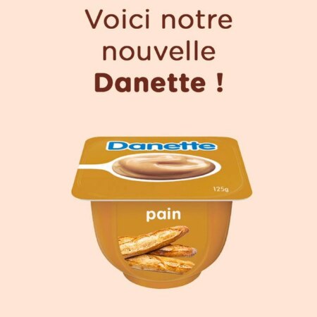 Danette saveur pain pour le 1er avril 