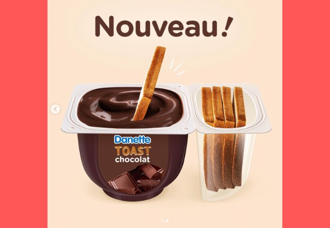 La Danette goût toast au chocolat