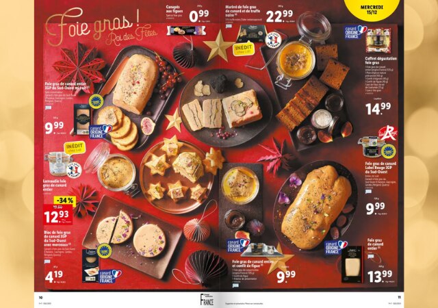 Foie gras chez Lidl