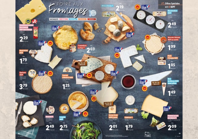 Foire aux fromages chez Lidl