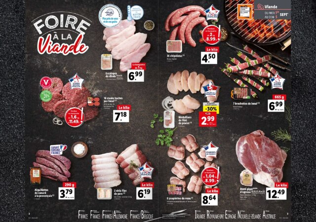 Foire à la viande chez Lidl