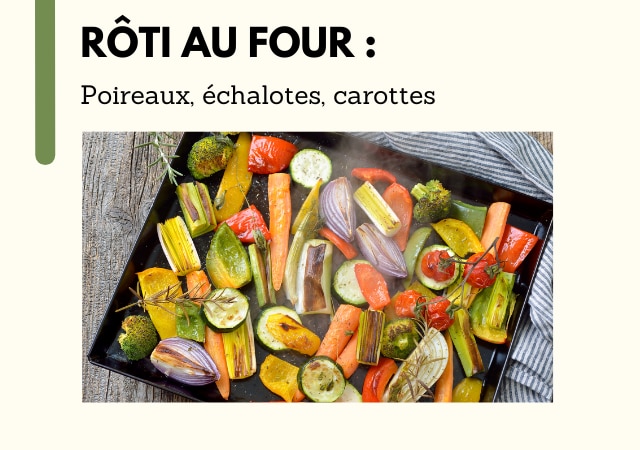 Poireaux rôtis au four