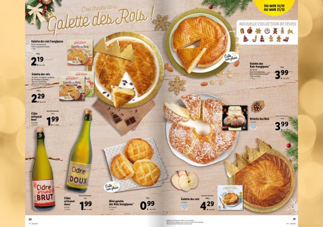 Galettes des rois dès maintenant chez Lidl