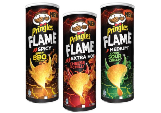 Gamme Flame de Pringles