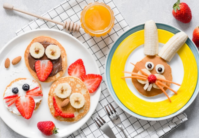 Pancakes à la banane sans sucre