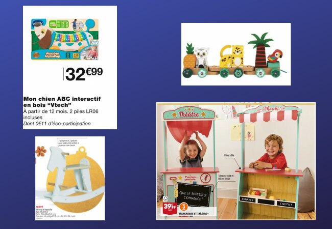 Idées cadeaux : jouets en bois