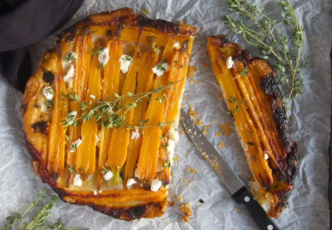 Tartelettes tatin carotte feta