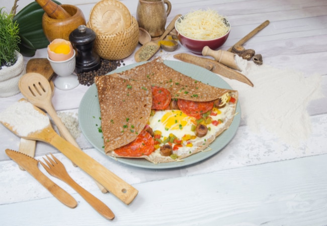 Galette légumes chorizo