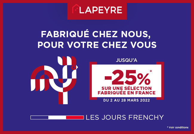 Les offres Lapeyre pour les Jours Frenchy