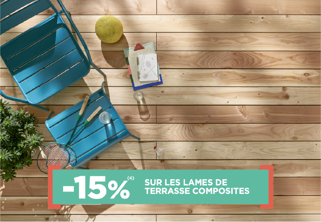 Promos Lapeyre sur les terrasses