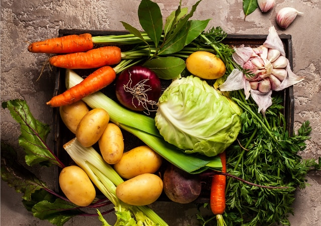 légumes de saison en janvier