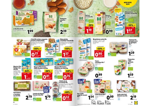 Offres Lidl du 19 au 25 janvier 2022