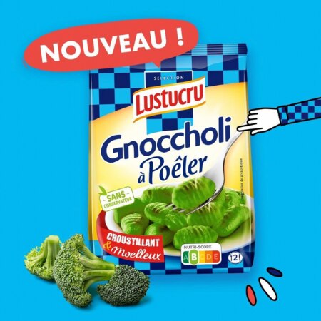 Nouveaux gnocchi au brocoli de Lustucru