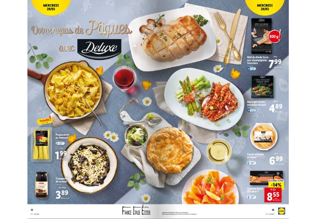 Repas de Pâques Deluxe chez Lidl