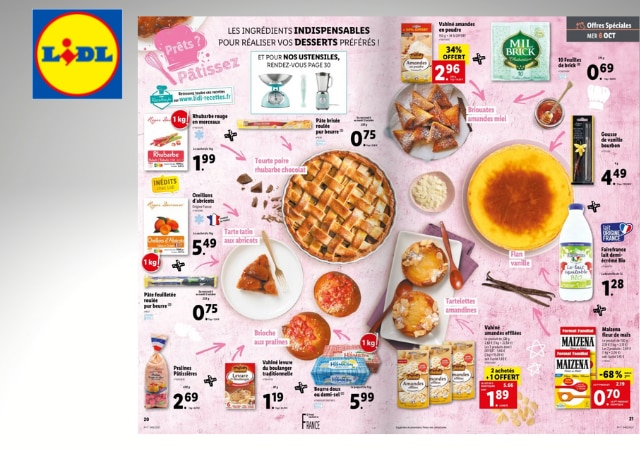 Tout pour pâtisser chez Lidl