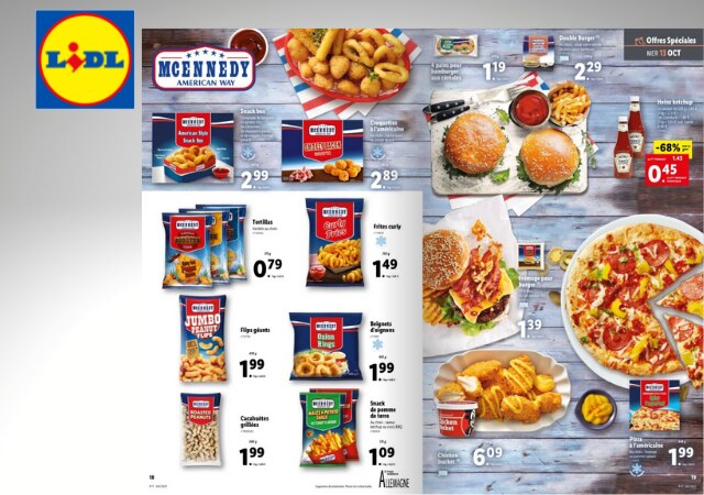 Produits américains chez Lidl