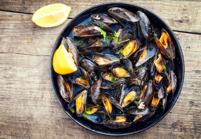 Moules au barbecue