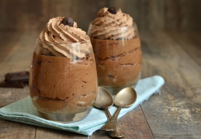 Mousse au chocolat & café